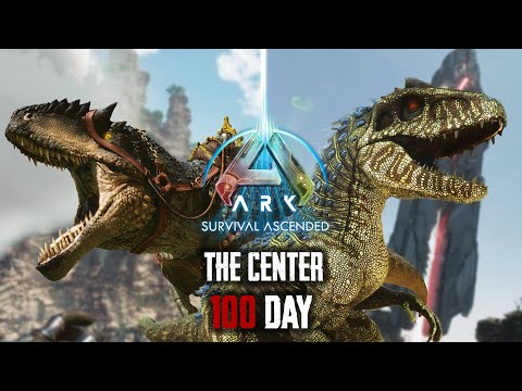 เอาชีวิตรอด 100 วันในแมพ The Center | ARK Ascended Modded จะทำได้หรือไม่!!! [หนังเต็มเรื่อง]