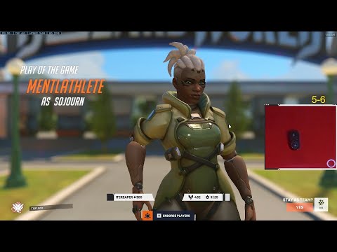 WHAT TOP 500 SOJOURN LOOKS LIKE IN OW 2! 21K DMG! POTG! Gale Sojourn Overwatch 2 Season 4