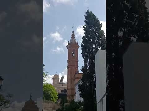 Volteo silenciado de la pequeña de la capilla del Carmen desde la calle