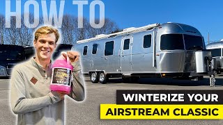 DON'T WAIT FOR YOUR WATER TO FREEZE | How To Winterize Your Airstream Classic 33