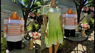 Crochet dress for summer-Friendly Beginners -Pattern-Tutorial DIY 