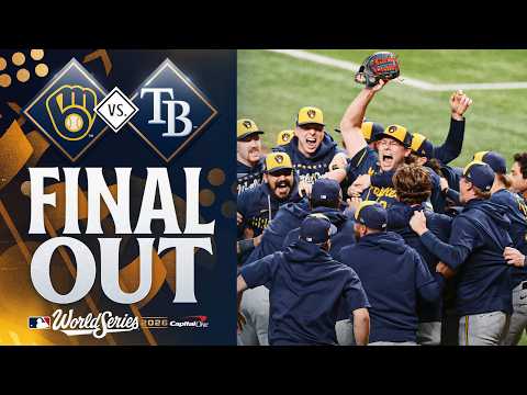 FINAL OUT: The Brewers are 2026 World Series champions! 🏆 | MLB Highlights