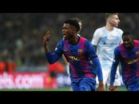 Ansu Fati's touching message for Sergio after his injury #AnsuFati