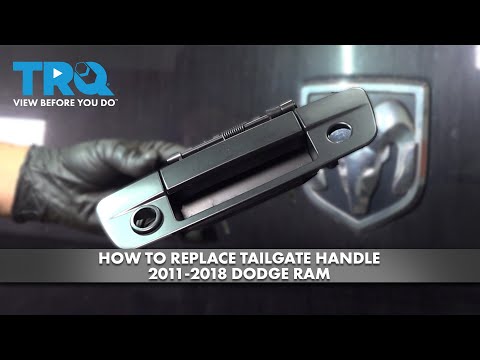 How to Replace Tailgate Handle 2011-2018 Ram