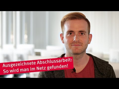 Tobias Merz - einer unserer besten Absolventen