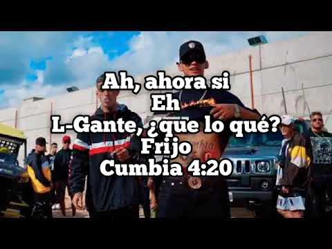 ❌❌MI BANDA ENCENDIDA ❌ L-GANTE, FRIJO, DT BILARDO - CUMBIA 420 | LETRA