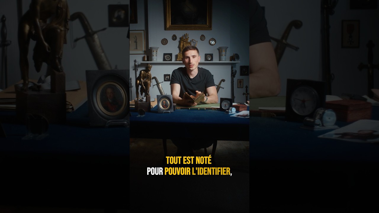 Ce livret militaire a été trouvé sur le champ de bataille de Waterloo