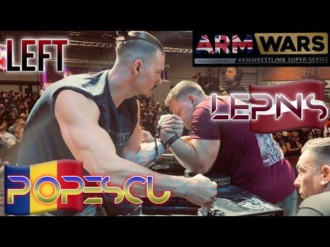 RAIMONDS ‘COACH RAY’ LIEPINS Vs. ADRIAN POPESCU - LEFT HAND - AT ARM WARS ‘REALITY CHECK’