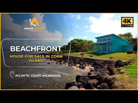 Beachfront House for Sale in Corn Island, Nicaragua | Caribbean Paradise Property