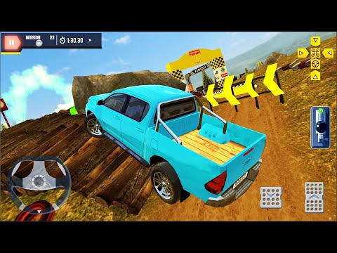 Pickup & Monster Bigfoot Truck Driving - 4x4 Offroad Parking Simulator #1 - Android iOS Gameplay