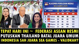 Download lagu 🔥 YES MANTAB ~ Federasi Asean RESMI BATALKAN THAILAND &  Indonesia Juara Sea Games 2025 ~Benarkah? mp3