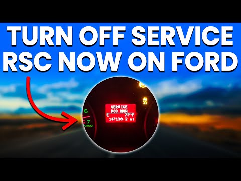 Service RSC Now Warning On Ford (Causes And Solutions)