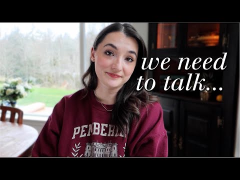 We need to talk... opening up about my struggles & what I plan for the future.