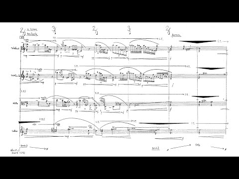 Kaija Saariaho - Nymphéa [Jardin secret III] (1987) for string quartet and live electronics