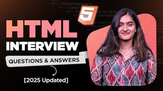 Top HTML Interview Questions And Answers | MOST ASKED HTML Interview Questions (2025) | Intellipaat