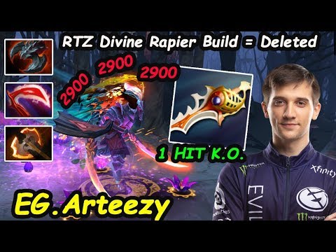 EG RTZ - [Phantom Assassin] Arcana Set Critical Master Divine Rapier Build Dota 2 7.22 Gameplay