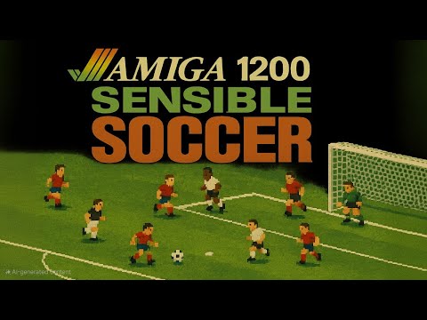 Sensible Soccer European  Champs- Amiga 1200 - The Best Football Game