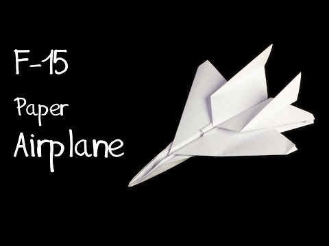 How to make an F15 paper airplane [TBT]