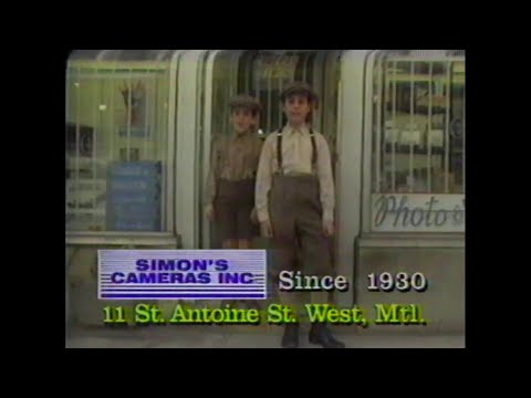 Simon's Cameras Inc. Montreal. 1993