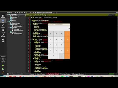 Qt Calculator GUI Tutorial Part 1