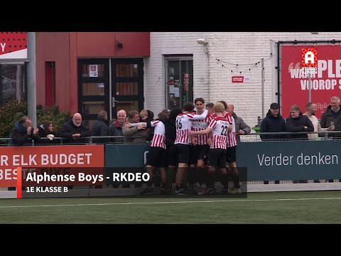 Summary Alphense Boys - RKDEO (January 31, 2026)