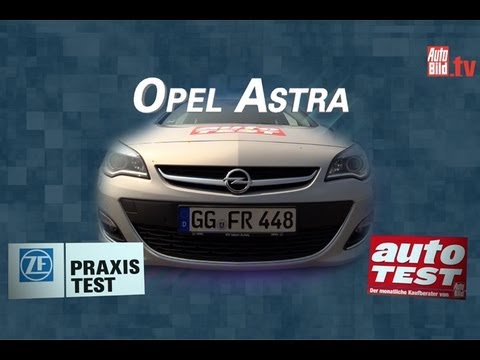 Opel Astra in the ZF practical test 2013
