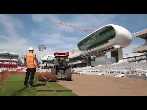Reinstatement of the outfield at Lord's Cricket Ground