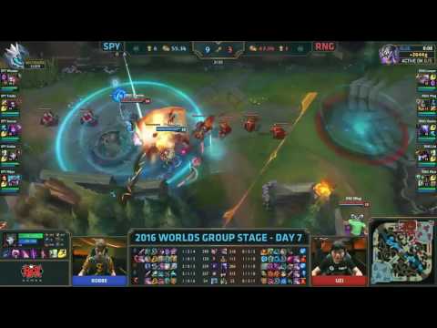 SPY vs RNG Highlights Worlds 2016 Day 7 Splyce vs Royal Never Give Up