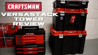 Craftsman Versastack 17 in. Tower Tool Box - Review & Setup Update