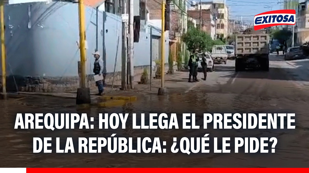 🔴🔵 Arequipa: Hoy llega el presidente de la República: ¿Qué le pide?