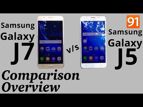 Samsung Galaxy J5 2016 & J7 (2016): Comparison Overview
