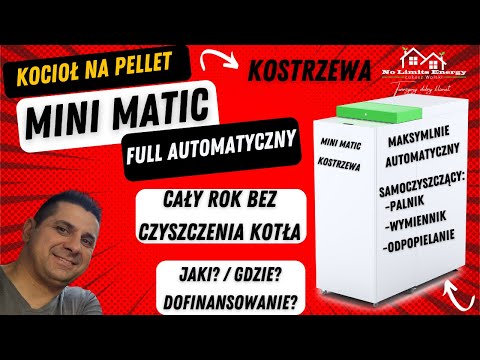 🔥Mini Matic kocioł na pellet Full samoczyszczący🔥1 raz w roku obsługa #kociołnapellet
