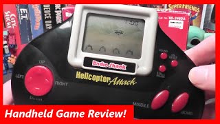 Helicopter Attack Radio Shack Handheld LCD Game Review - The No Swear Gamer Ep 827