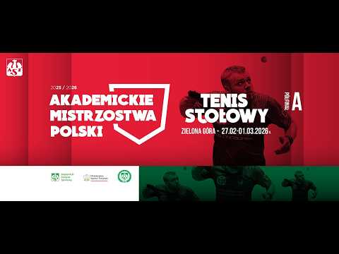 AMP w tenisie stołowym | PF A | Zielona Góra | 01.03.2026 | stoły 1, 4, 7