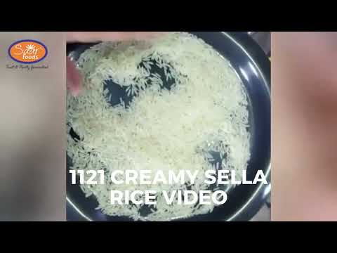 1121 creamy sella basmati rice