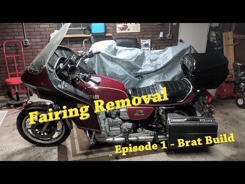 Yamaha XS1100 Fairing Removal - Brat Build - Episode 1