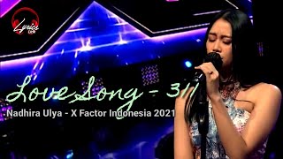 Download lagu Love Song - 311 | Nadhira Ulya - X Factor Indonesia 2021 (lirik & terjemahan) | TikTok mp3 Download lagu Love Song - 311 | Nadhira Ulya - X Factor Indonesia 2021 (lirik & terjemahan) | TikTok mp3