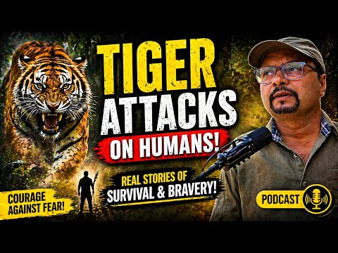 जब इंसान भिड़ गया बाघ से! Real Stories of Survival ! Vivek Awasthi Podcast ! Tiger Attacks On Human