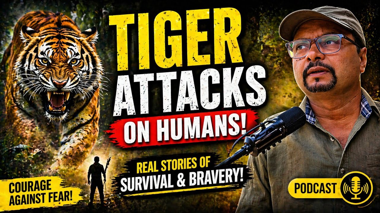 जब इंसान भिड़ गया बाघ से! Real Stories of Survival ! Vivek Awasthi Podcast ! Tiger Attacks On Human