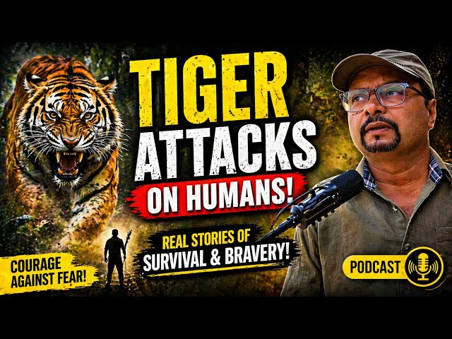 जब इंसान भिड़ गया बाघ से! Real Stories of Survival ! Vivek Awasthi Podcast ! Tiger Attacks On Human