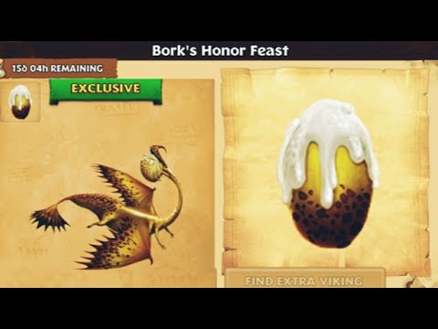 Bork's Honor Feast - BREAMPUNK Titan Mode Max Level 150 - New Exclusive Scauldron - Rise of Berk
