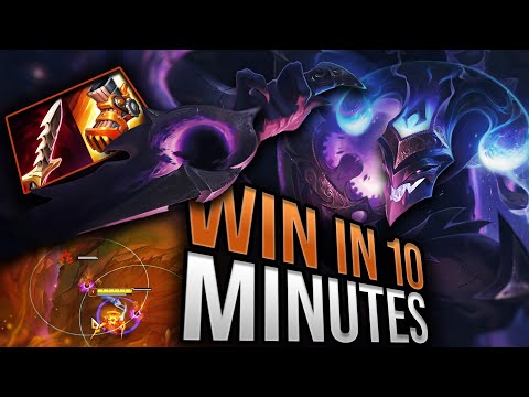 How to Win a Game in 10 Minutes - Mobility Rush Crit Shaco Edition - Season 13 Shaco