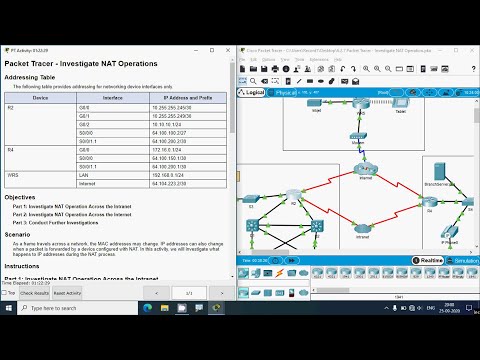 6.2.7 Packet Tracer - Investigate NAT Operation