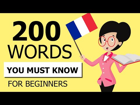 200 French words beginners MUST KNOW - Easy French Lessons