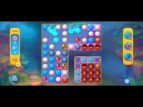 Fishdom Easy Level 12040 (with full seashell) @choraelmin