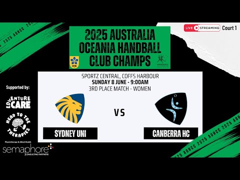 2025 AOHCC Women - 3rd Place Match - Canberra HC vs Sydney Uni