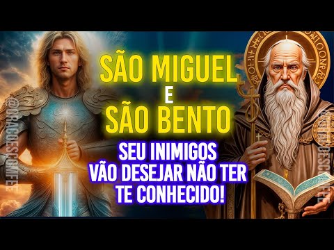 🛑ORAÇÃO INCRÍVEL DE SÃO BENTO E SÃO MIGUEL ARCANJO CONTRA INIMIGOS E MAGIA