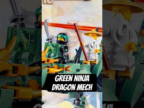 Green Ninja Dragon Mech from the Lego Ninjago Movie! 🐉 #lego #legoset #ninjago #afol