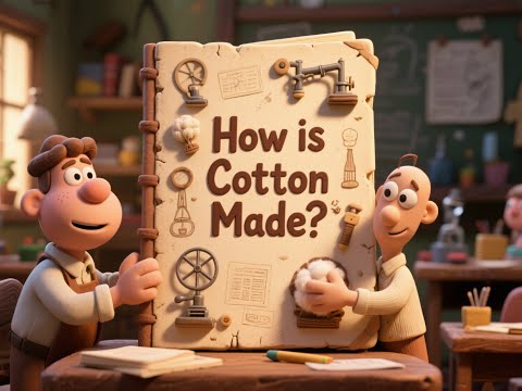 How is Cotton Made? Step by Step Cotton Production Process Explained for Kids | Big Questions Quest