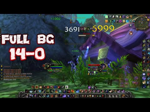 14-0 Full BG Hunter (Top DMG, Close game!) WotLK Solo PvP - Rakzo